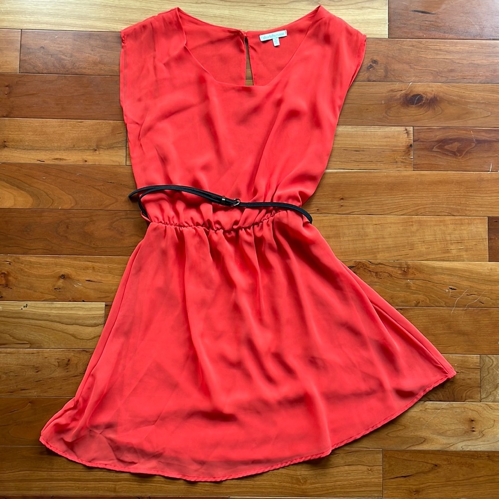 Orange summer dress size small